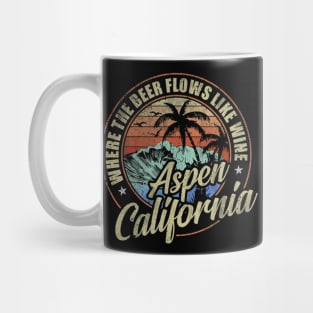 Aspen California Where The Beer Flows Like Wine Mug